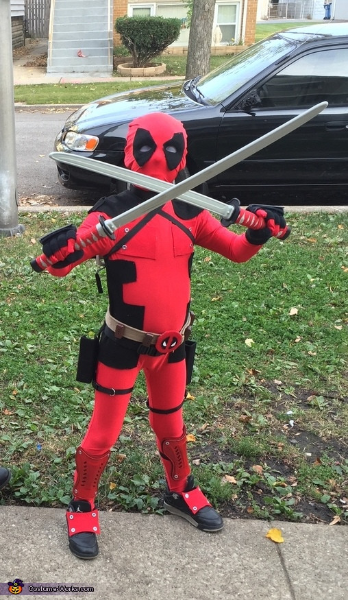 DIY Deadpool Costume
 Deadpool Boy s Homemade Costume