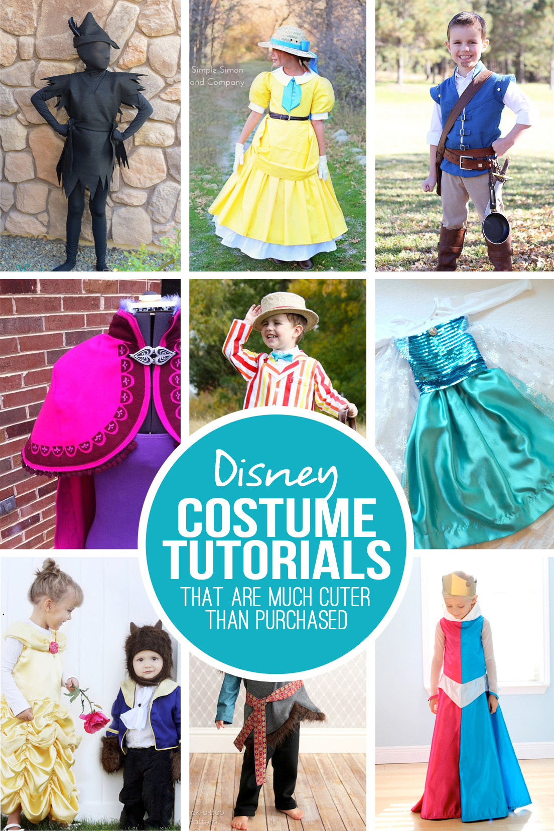 DIY Disney Character Costume
 28 DIY Disney Costume Tutorials at are MUCH cuter than