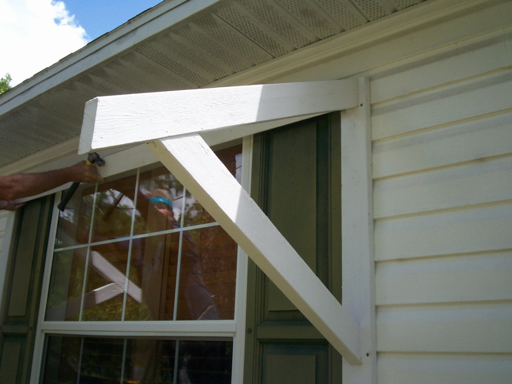 DIY Door Awning Plans
 Yawning over your Awning DIY Awnings on the Cheap Home