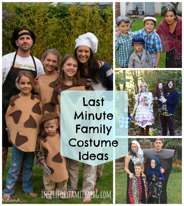 DIY Family Costumes
 Last Minute DIY Family Halloween Costumes