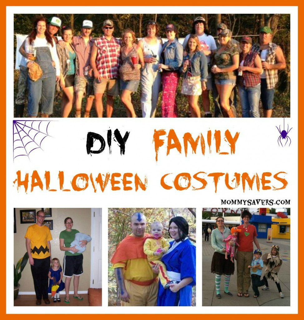 DIY Family Costumes
 DIY Family Halloween Costumes Mommysavers