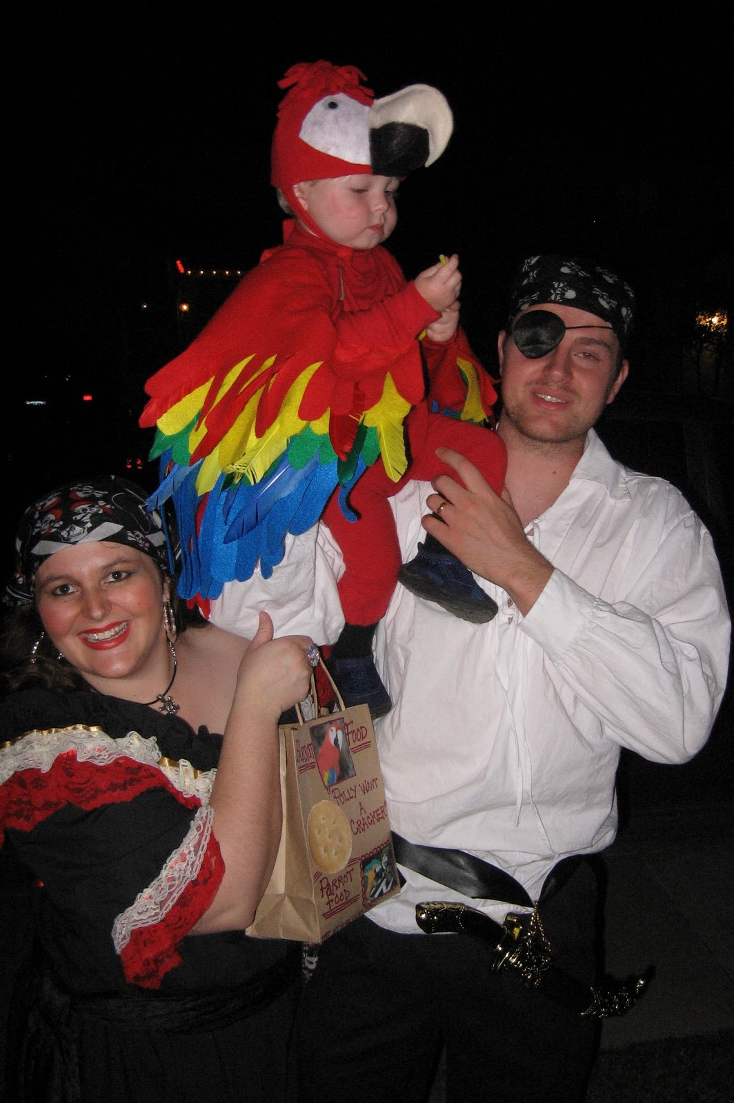 DIY Family Costumes
 Homemade Parrot Costume