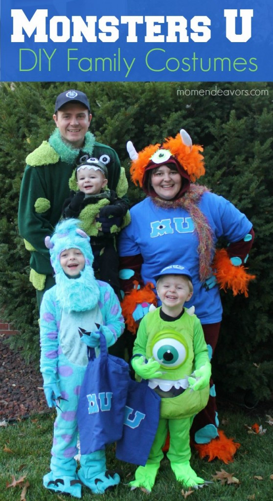 DIY Family Costumes
 DIY Monsters University Family Costumes