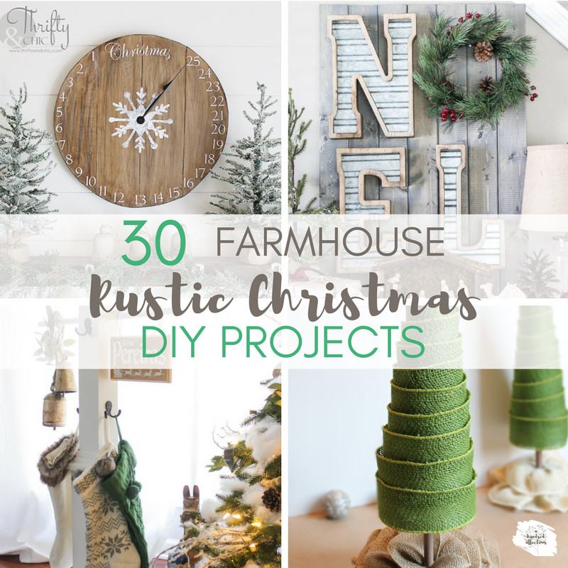 DIY Farmhouse Christmas Decor
 30 Rustic Farmhouse Christmas DIY Projects A Hundred