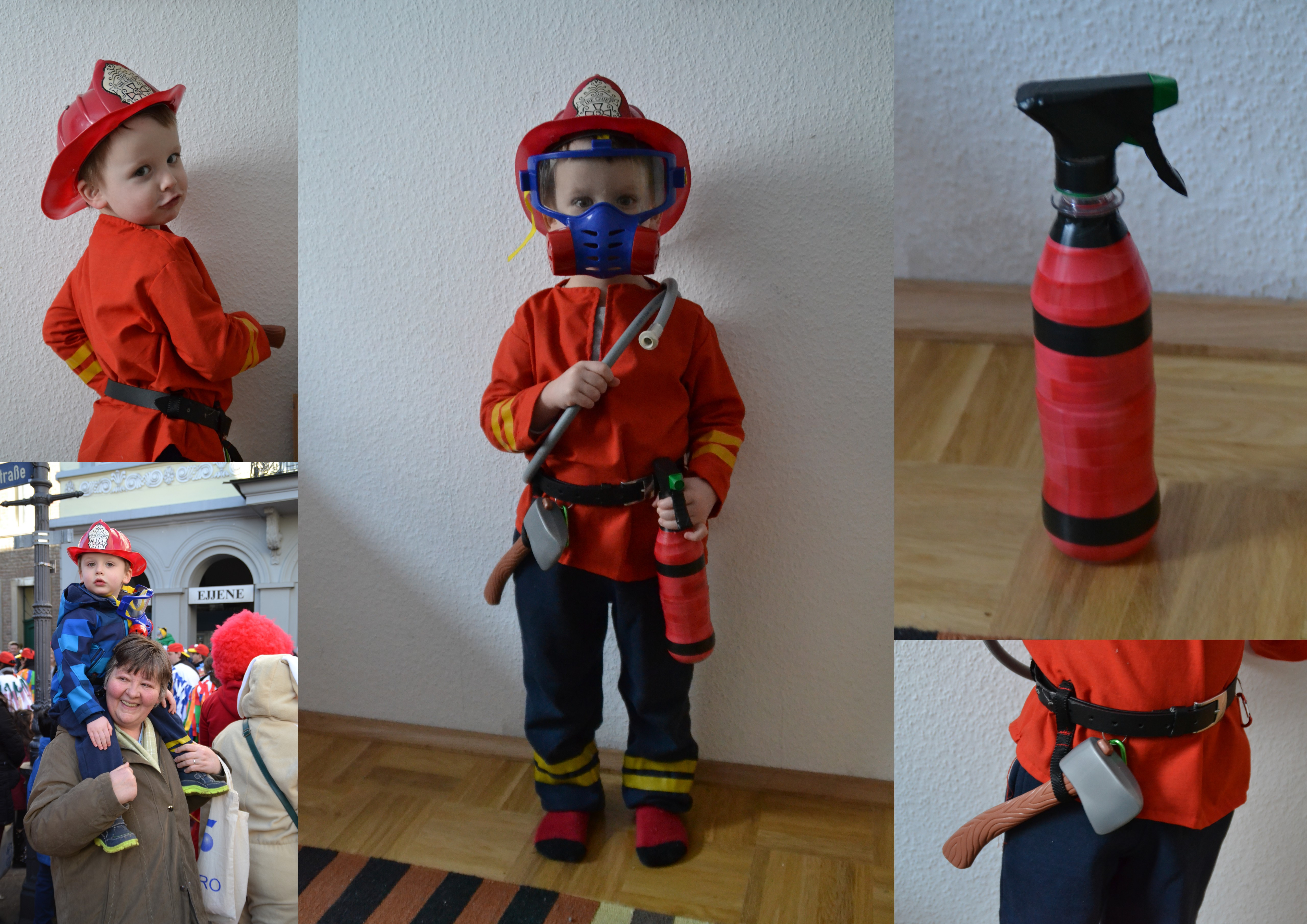 DIY Firefighter Costume
 DIY Firefighter Costume