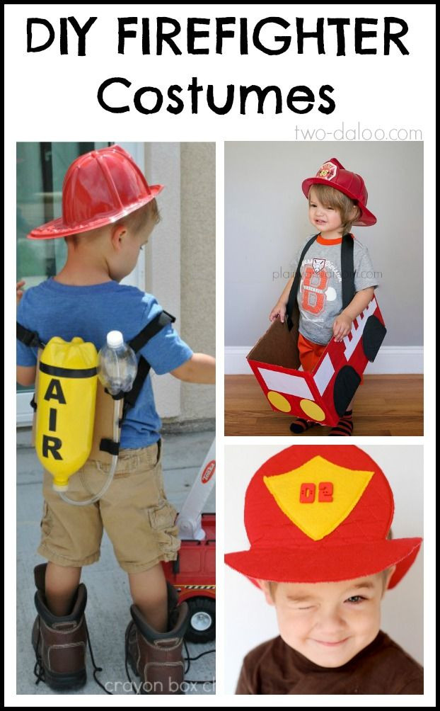 DIY Firefighter Costume
 DIY Firefighter Costumes for Kids