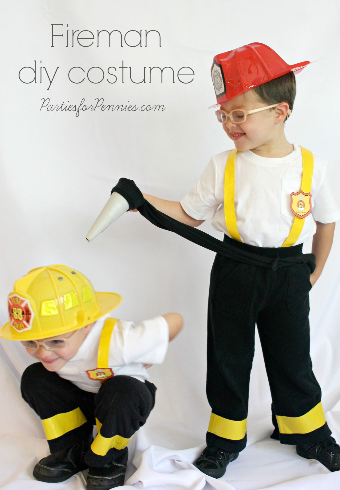 DIY Firefighter Costume
 25 Creative DIY Costumes for Boys