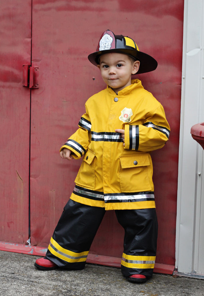 DIY Firefighter Costume
 Firefighter costume