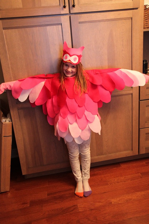 DIY Flamingo Costume
 DIY Pink Flamingo Owl Costume BargainBriana