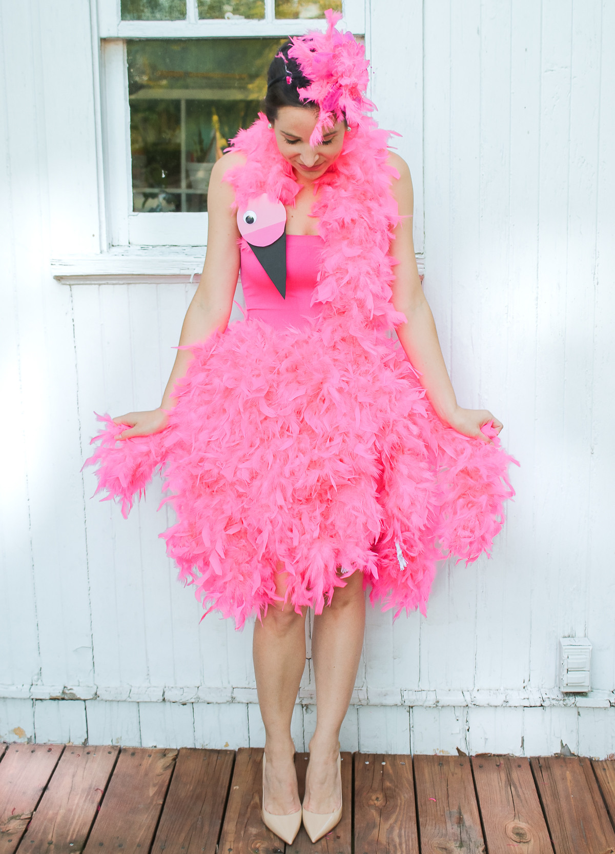 DIY Flamingo Costumes
 DIY Flamingo Costume for Kids and Adults