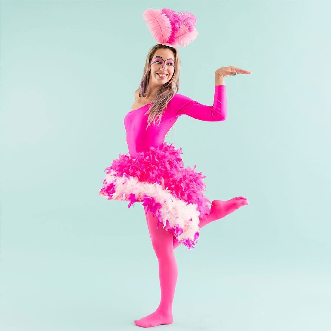 DIY Flamingo Costumes
 This Tutorial Will Make You Want to Be a Flamingo for
