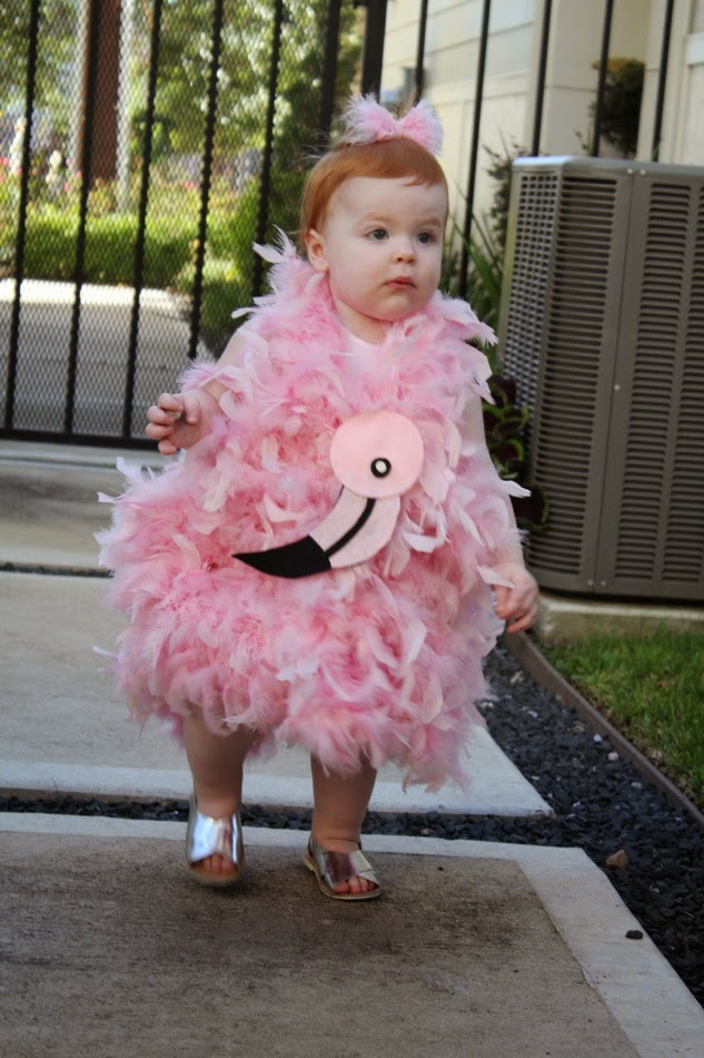 DIY Flamingo Costumes
 DIY Flamingo Halloween Costume for Toddlers