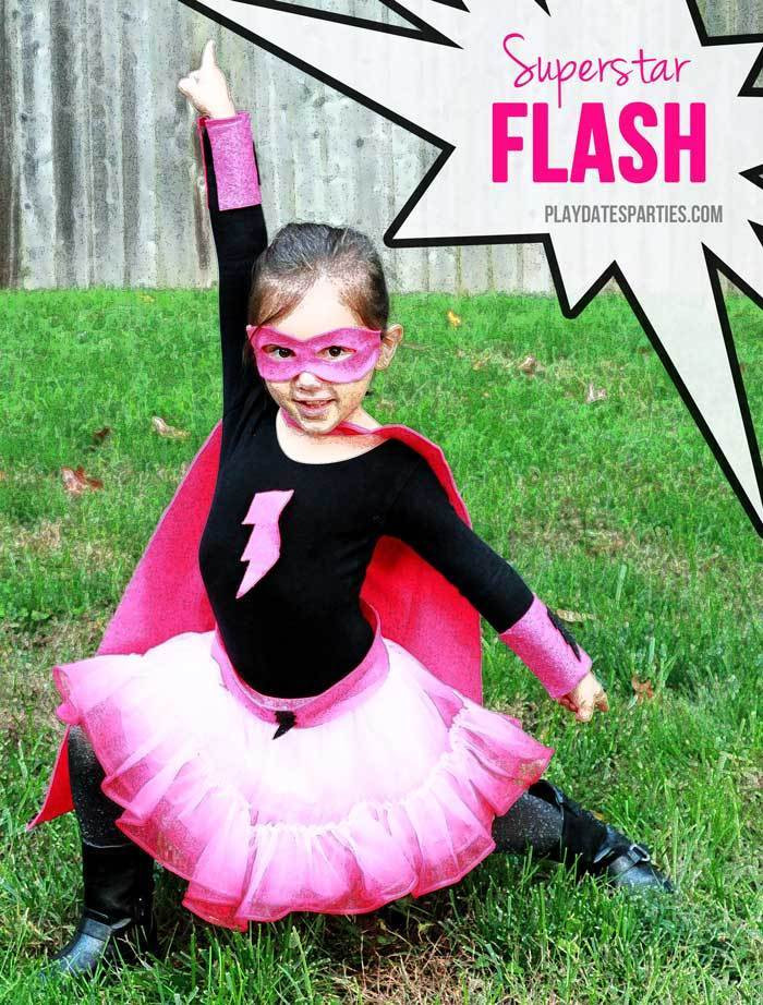 DIY Flash Costume
 Our Homemade Minnie Mouse and DIY Superhero Costume
