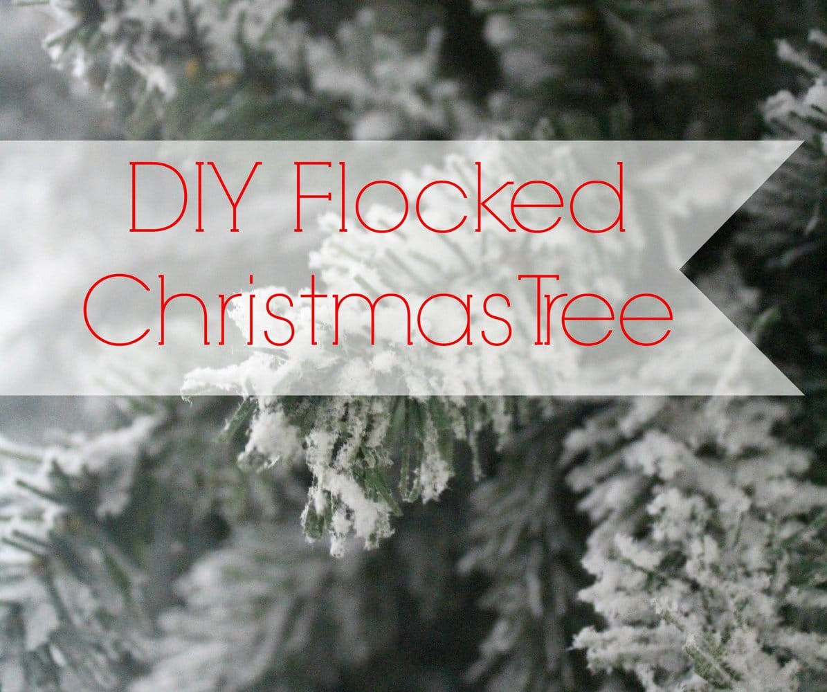 DIY Flocked Christmas Tree
 DIY Flocked Christmas Tree Lovely Etc