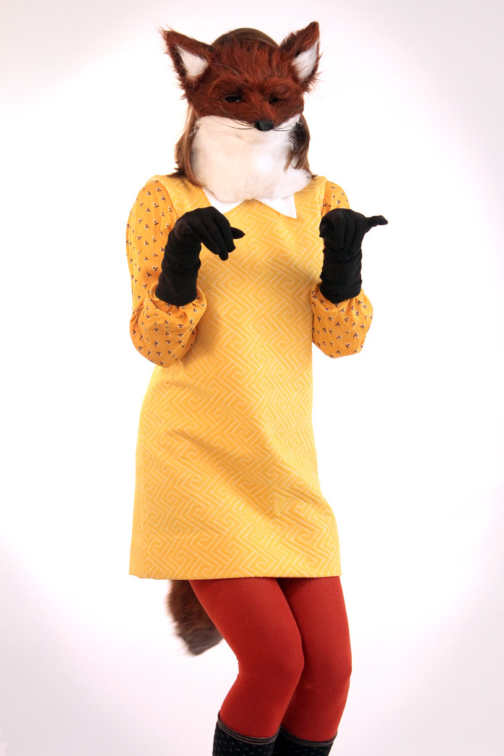 DIY Fox Costumes Homemade Halloween Fantastic Fox on What I Wore. homemade ...