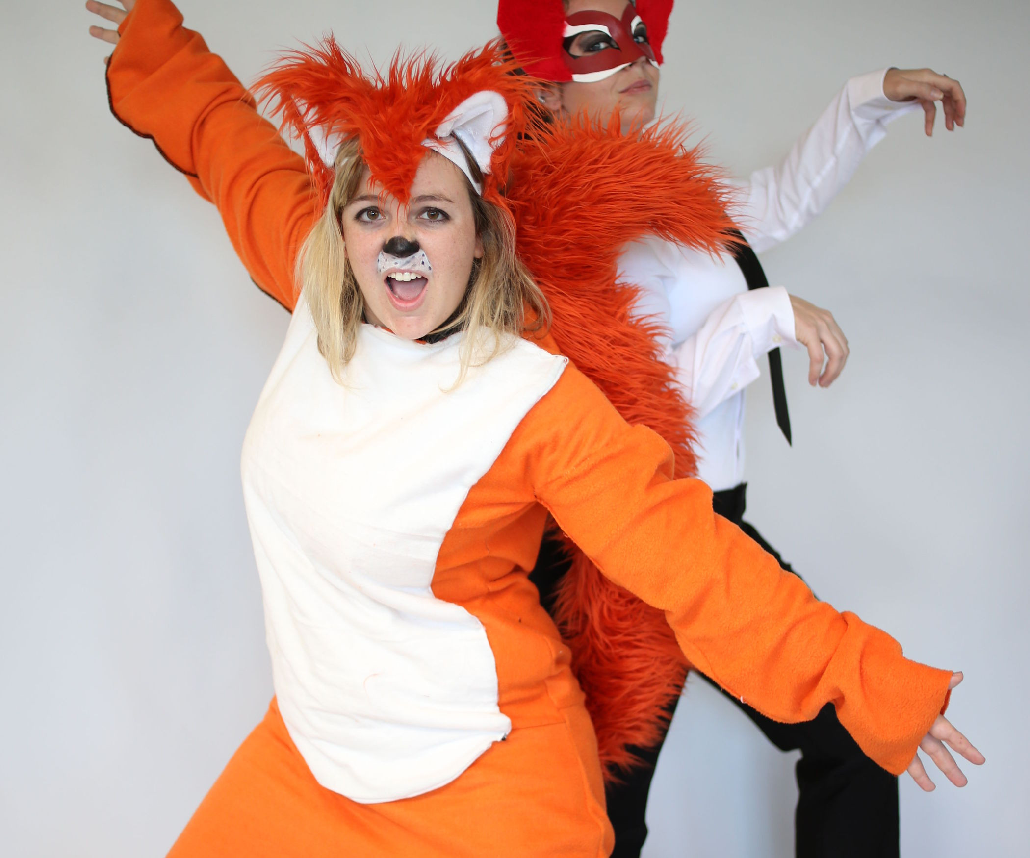 DIY Fox Costumes
 Homemade "What Does the Fox Say" costume