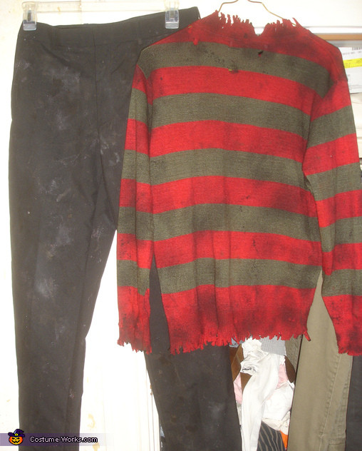 DIY Freddy Krueger Costume
 Homemade Freddy Krueger Costume 4 5