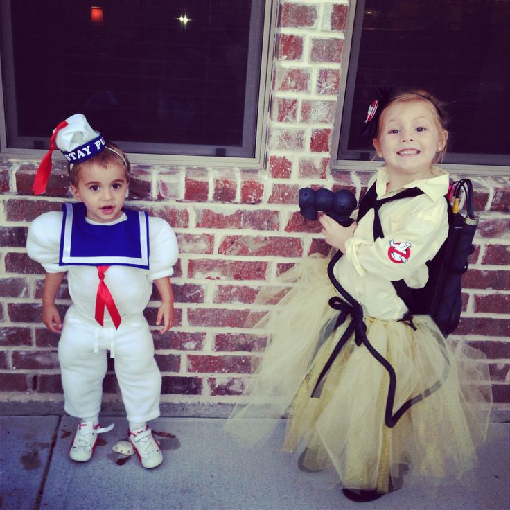 DIY Ghostbusters Costume
 Kids Halloween costumes ghostbuster staypuft homemade