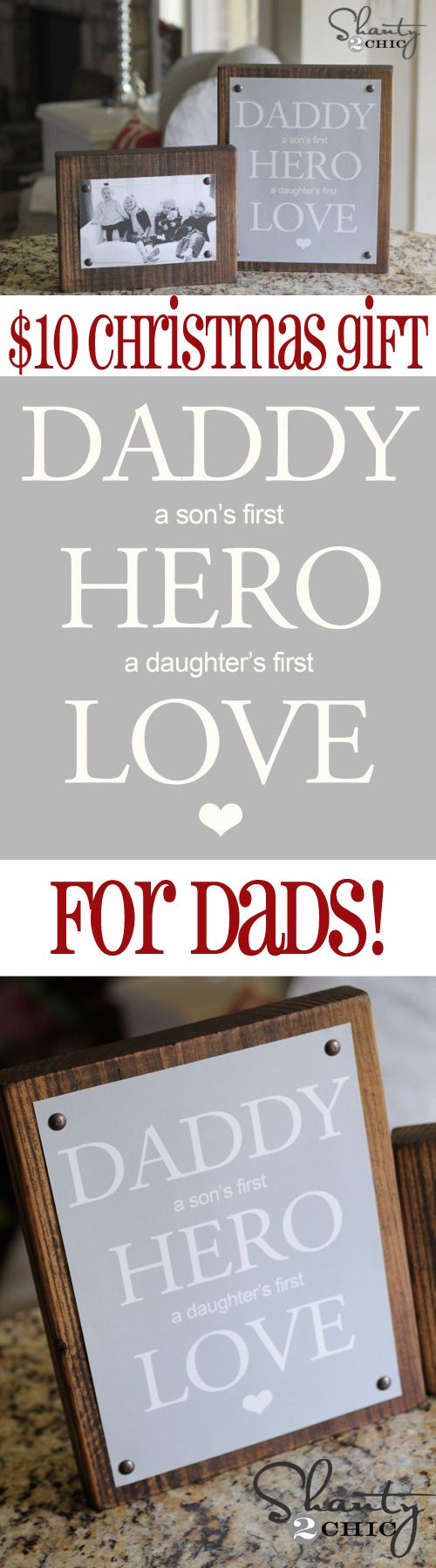DIY Gift For Dad Christmas
 Easy DIY Christmas Gift for Dad from Shanty 2 Chic