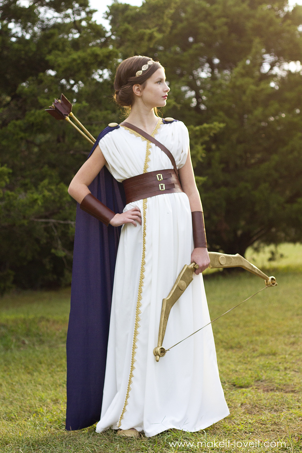 DIY Greek Goddess Costume
 DIY Greek Goddess Costume ARTEMIS