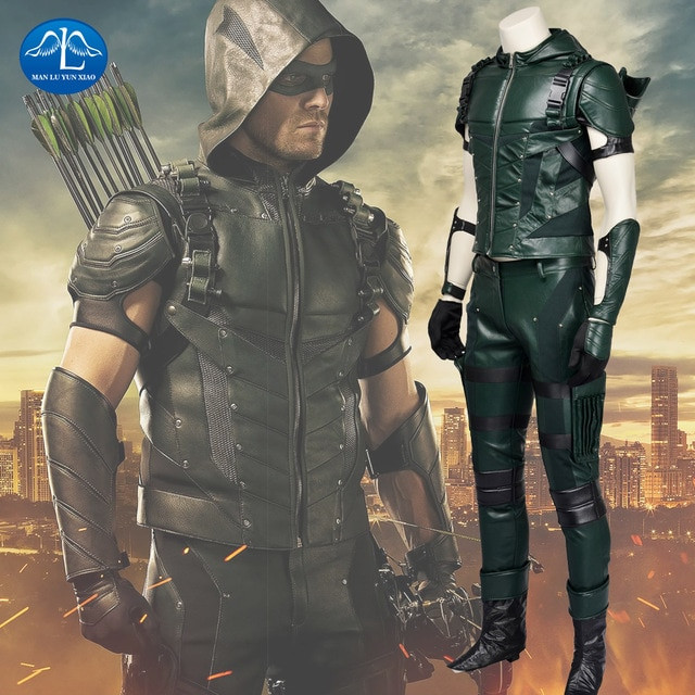 DIY Green Arrow Costume
 MANLUYUNXIAO Green Arrow Season 4 Cosplay Costume Oliver