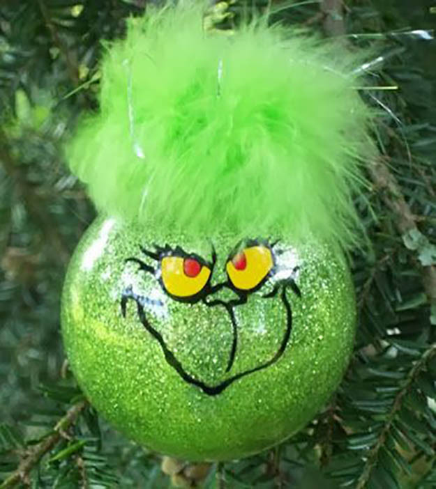 DIY Grinch Christmas Decorations
 27 Spectacularly Easy DIY Ornaments for Your Christmas