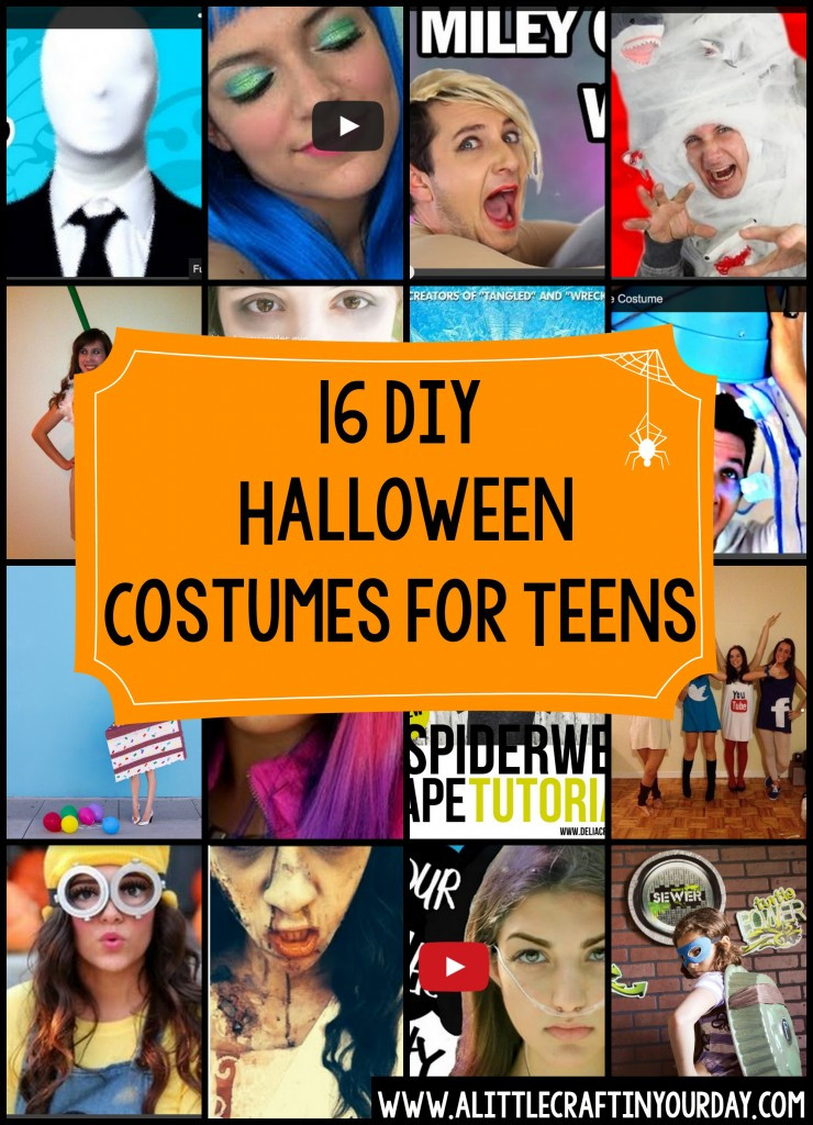DIY Halloween Costumes For Teenage Girls
 DIY Halloween Costumes for Teens A Little Craft In Your Day