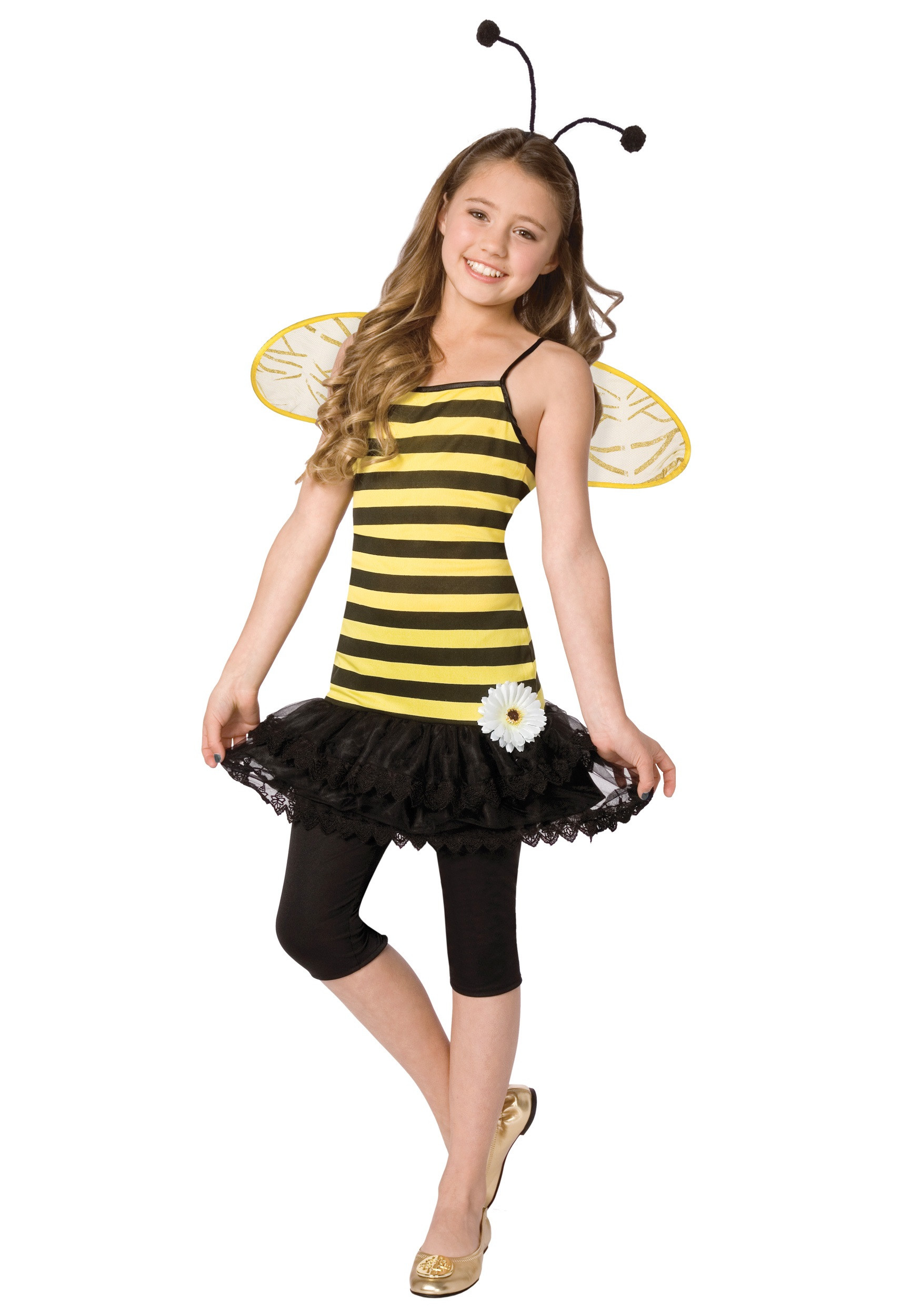 DIY Halloween Costumes For Tweens
 Tween Honey Bee Costume