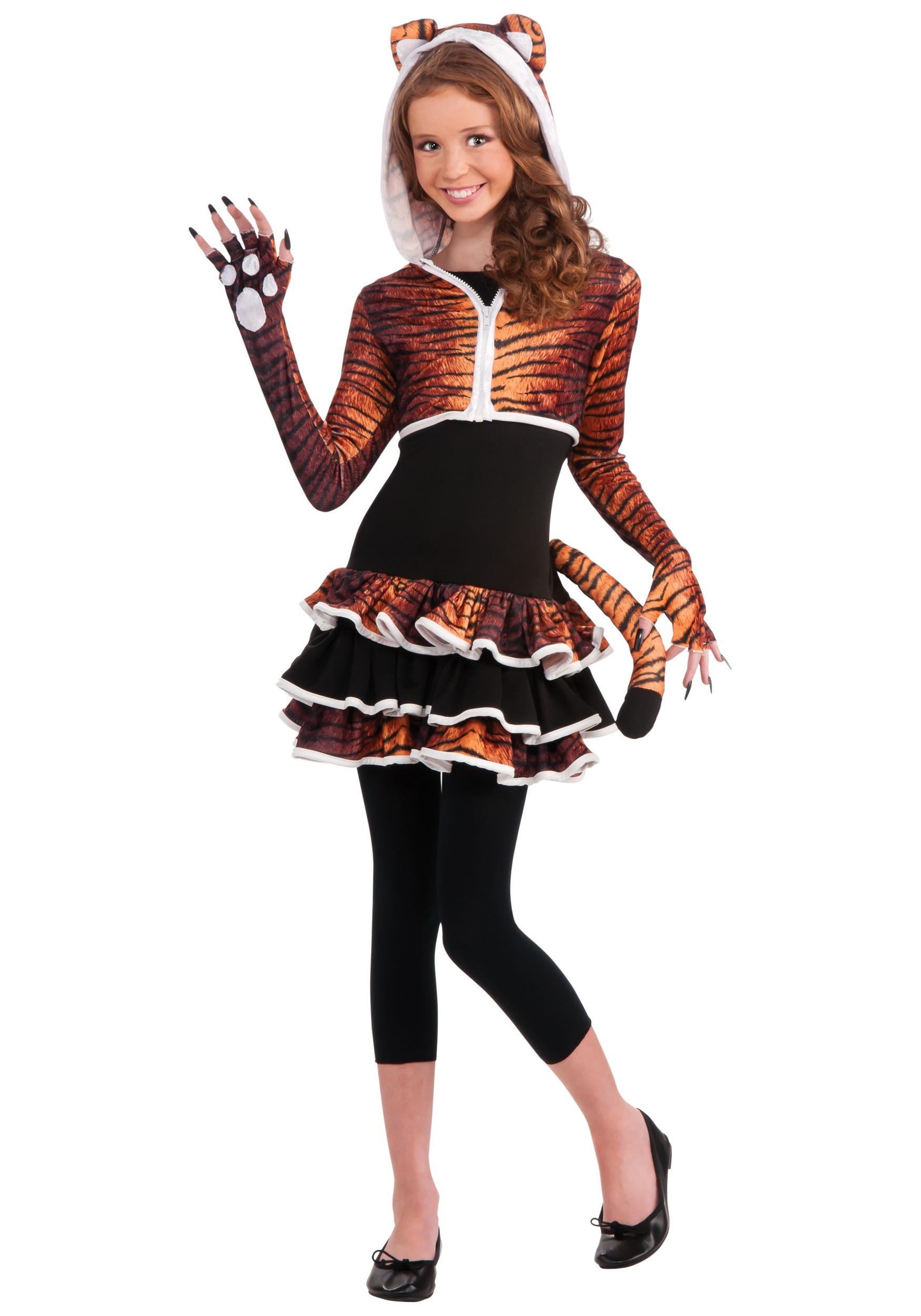 DIY Halloween Costumes For Tweens
 Tween Tigress Costume