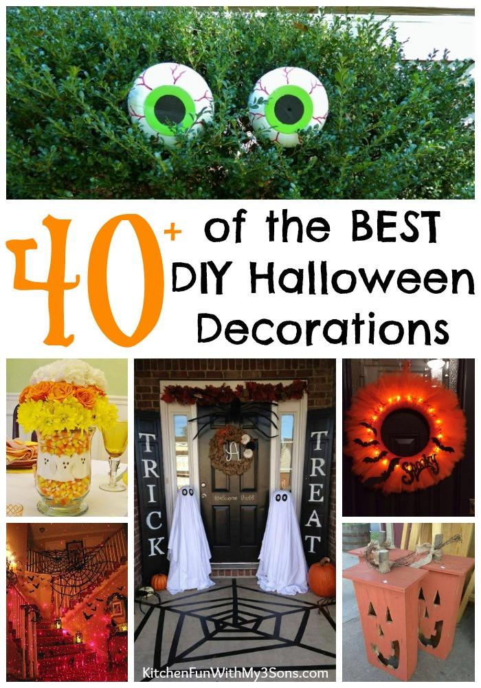 Diy Halloween Home Decor
 40 Homemade Halloween Decorations Kitchen Fun With My
