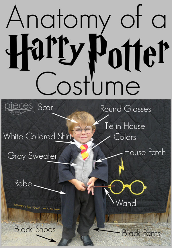 DIY Harry Potter Costumes
 Pieces by Polly DIY Harry Potter Costume Hogwarts