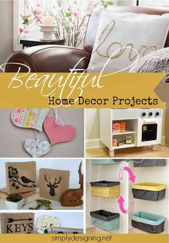DIY Home Decorations Crafts
 14 Beautiful Home Decor Projects