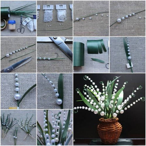 DIY Home Decorations Crafts
 How to make Lily of the Valley step by step DIY tutorial