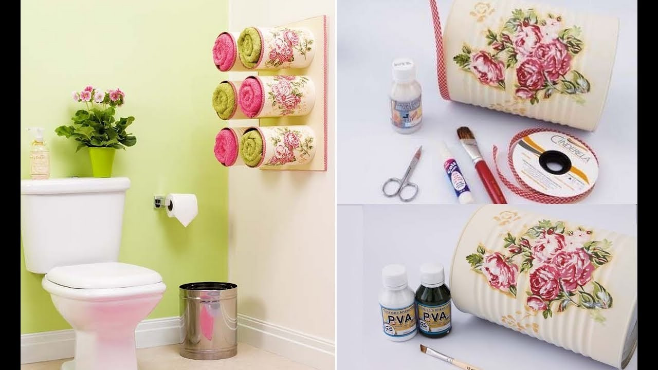 DIY Home Decorations Crafts
 DIY Home Decor 2017 DIY Bathroom Tin Cans DIY Crafts