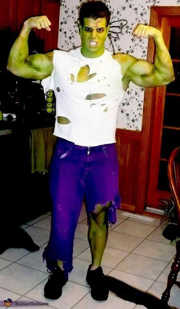 DIY Hulk Costume
 20 DIY Superhero Costume Ideas Be e A Homemade