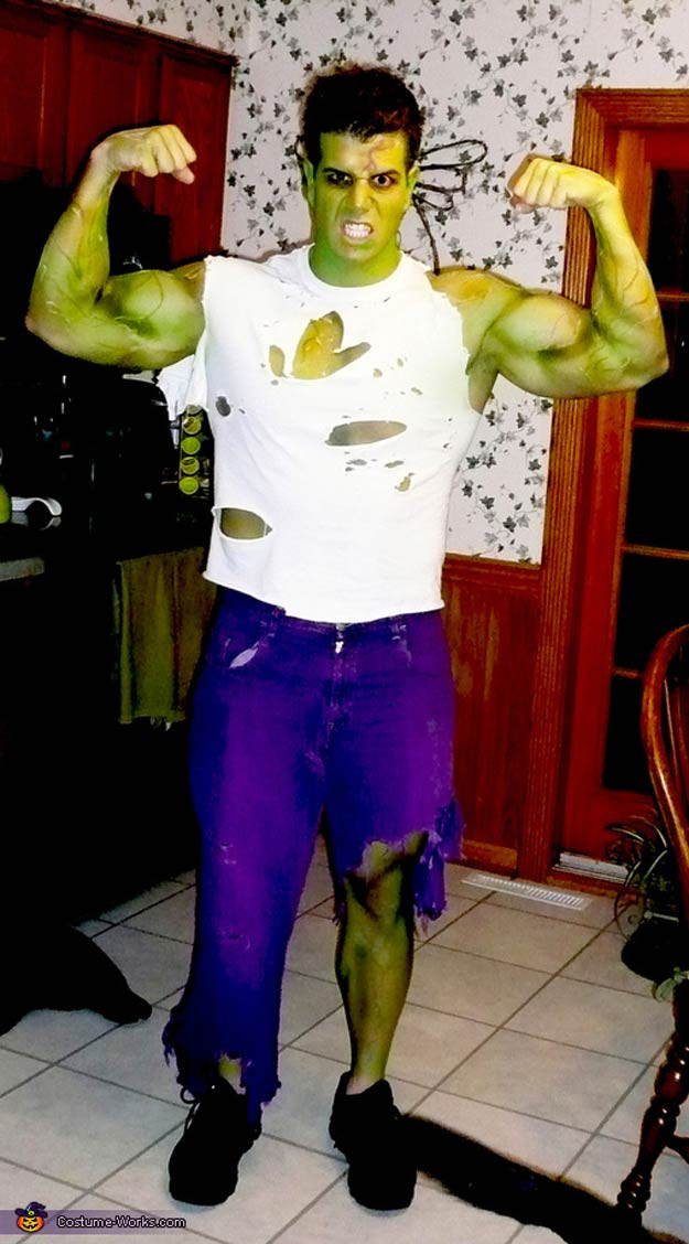 DIY Hulk Costume
 20 DIY Superhero Costume Ideas Be e a Homemade