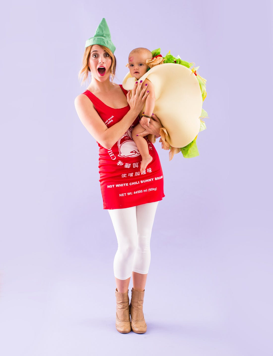 DIY Infant Costume
 6 Genius DIY Mom and Baby Halloween Costumes