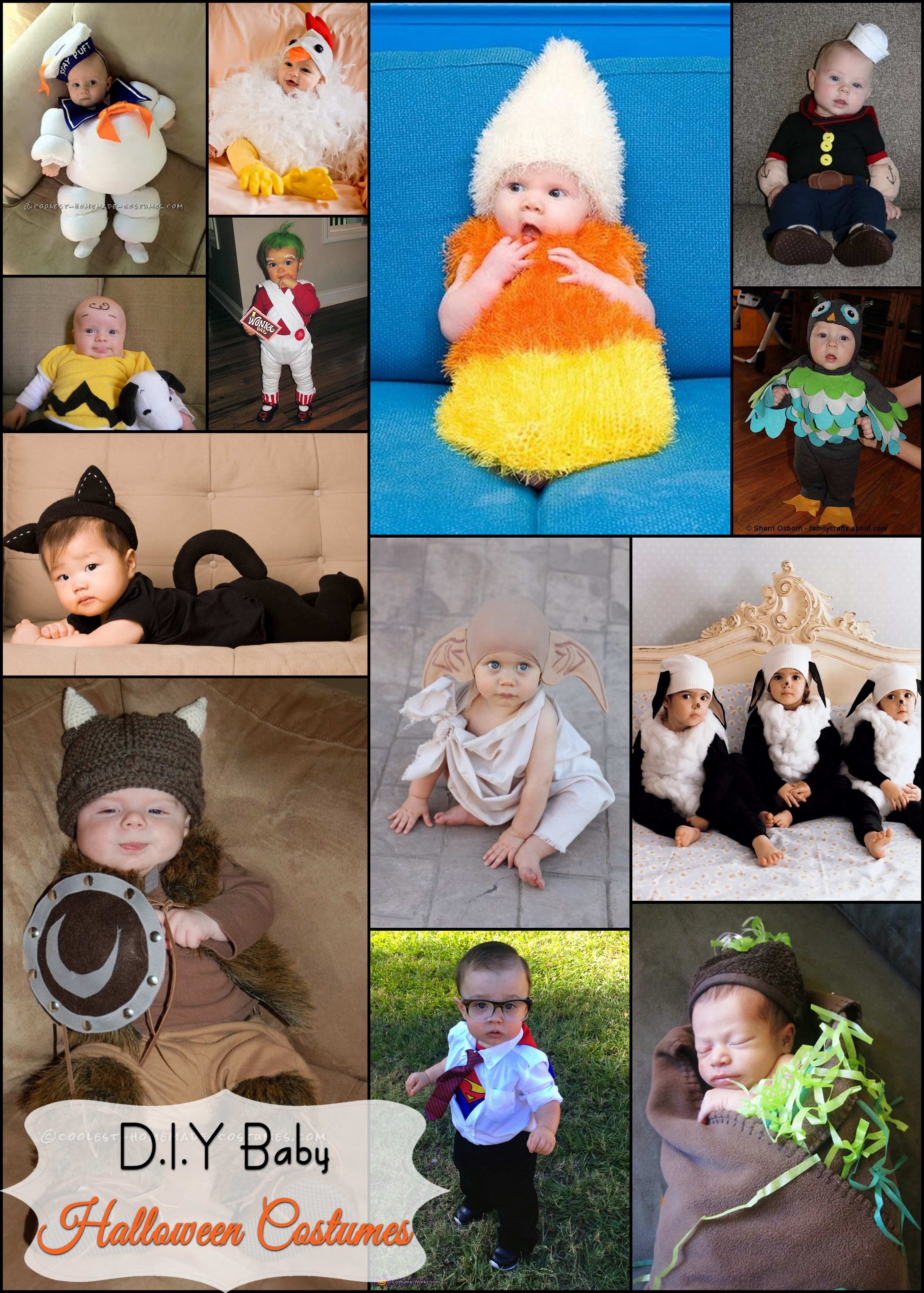 DIY Infant Costume
 D I Y Baby Halloween Costumes