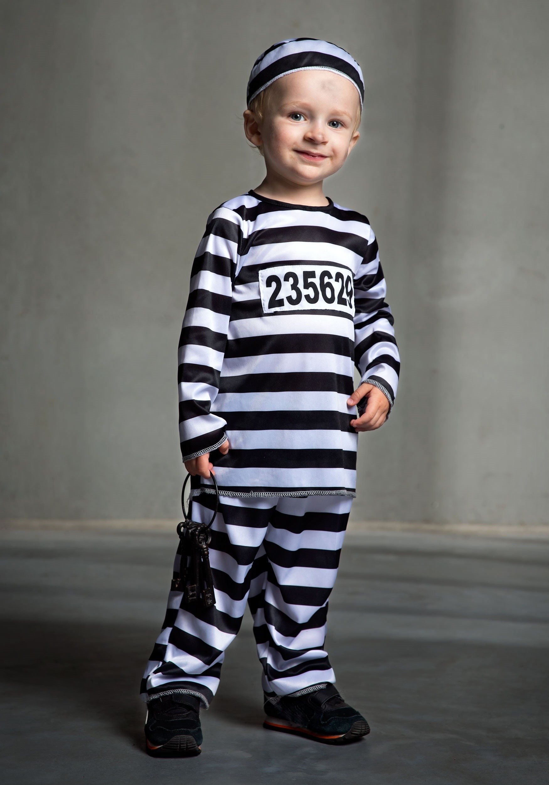DIY Inmate Costume
 Toddler Prisoner Costume