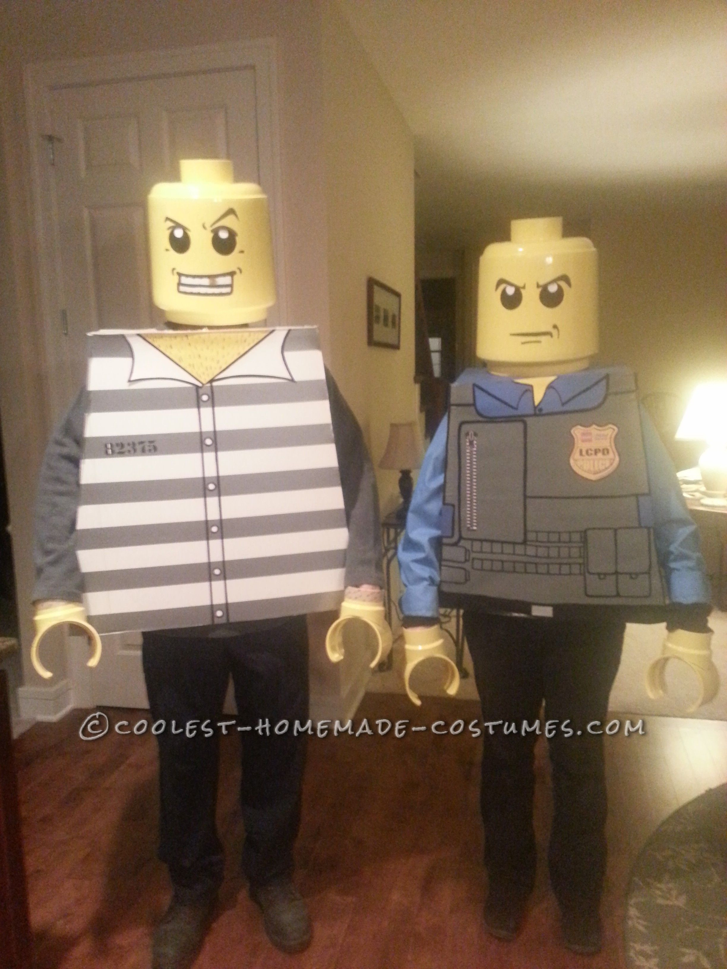 DIY Inmate Costume
 Coolest Homemade Prisoner and Policeman LEGO Minifigure