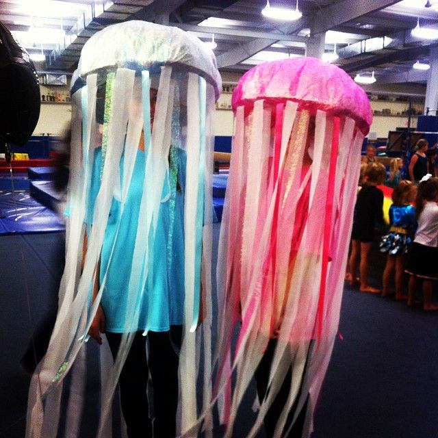 DIY Jellyfish Costume
 Crafty Aquatic Costumes jelly fish costume