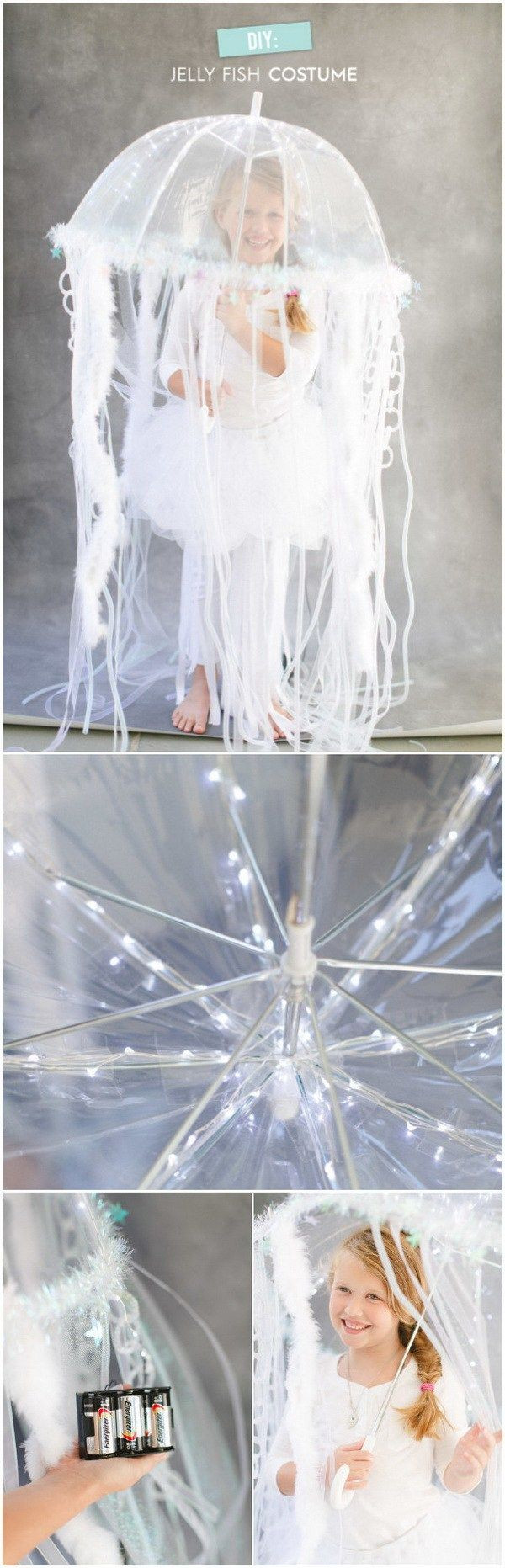 DIY Jellyfish Costume
 25 best ideas about Jelly fish costume on Pinterest