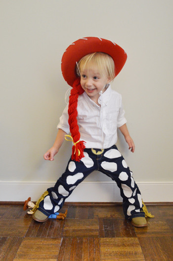 DIY Jessie Costume
 Homemade Jesse & Slinky Dog Costumes From Toy Story