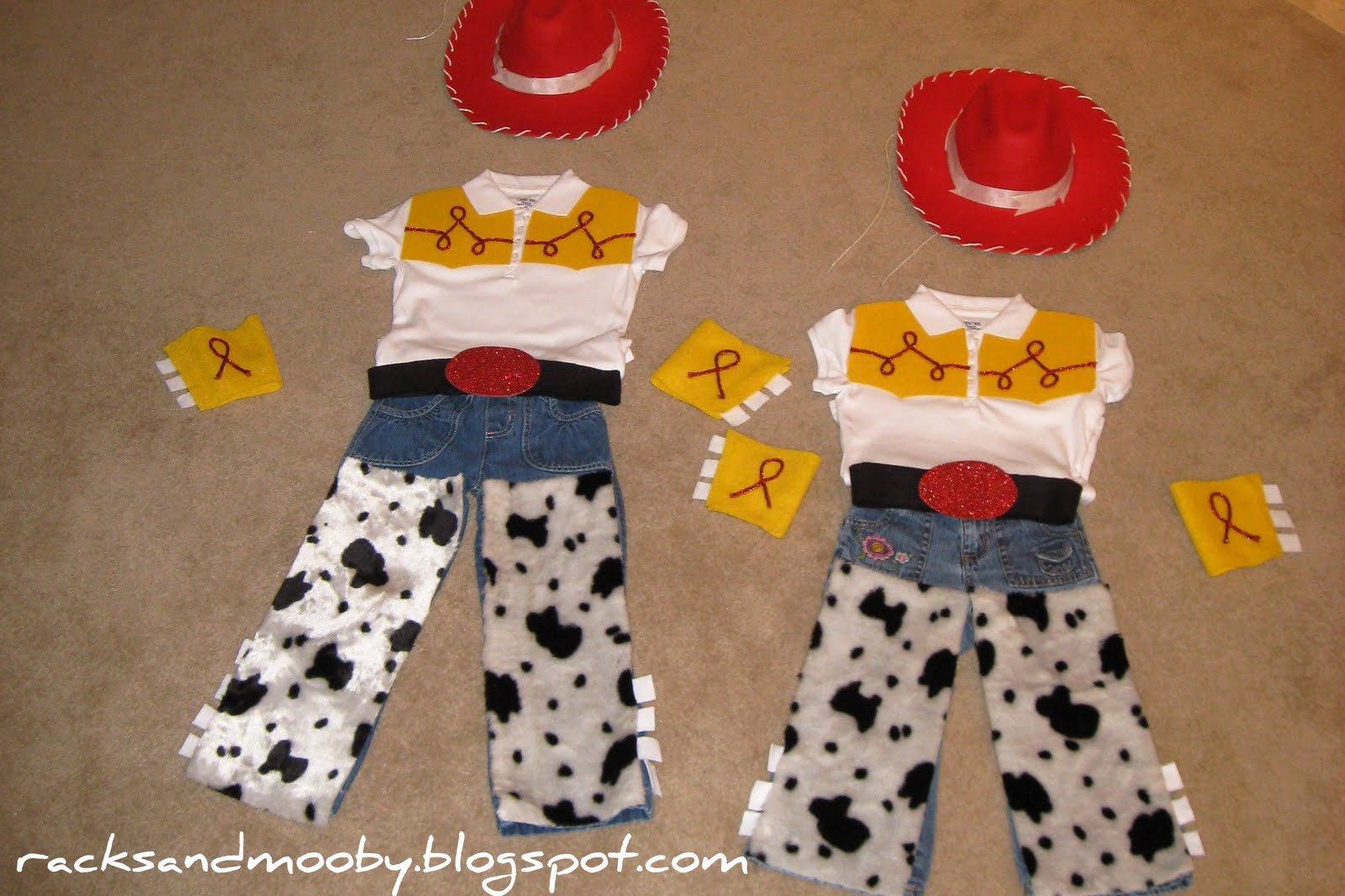 DIY Jessie Costume
 RACKS and Mooby DIY Jessie Toy Story Toddler Costume