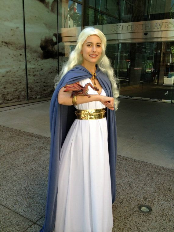 DIY Khaleesi Costume
 Daenerys Targaryen Costume by thewaltz on Etsy $70 00