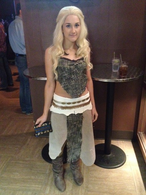 DIY Khaleesi Costume
 Daenerys Targaryen Khaleesi from Game of Thrones Costume
