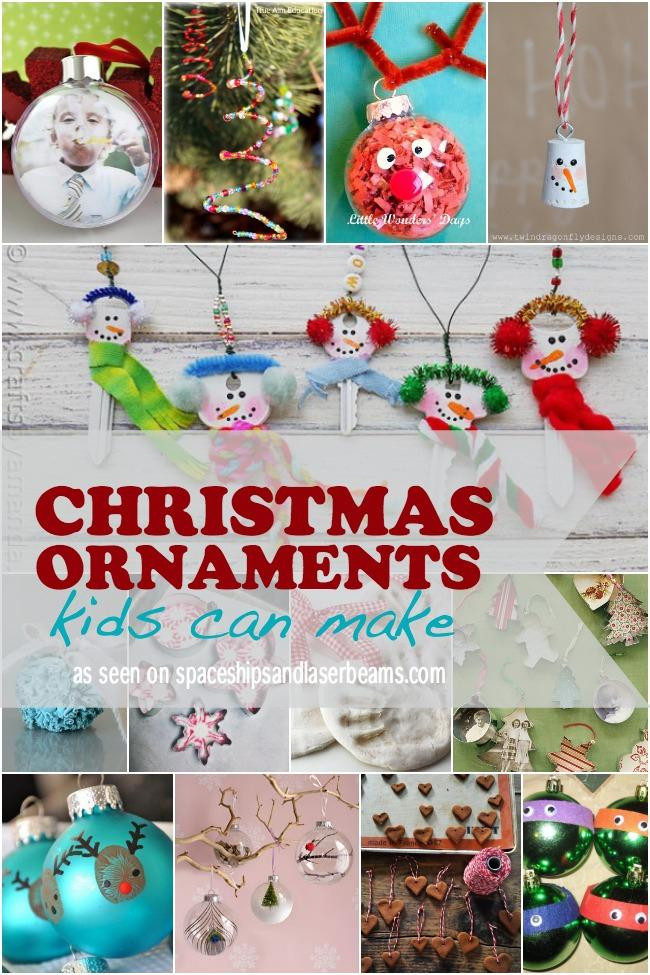 DIY Kid Christmas Ornaments
 12 Christmas Ornaments Made with LEGO Spaceships and