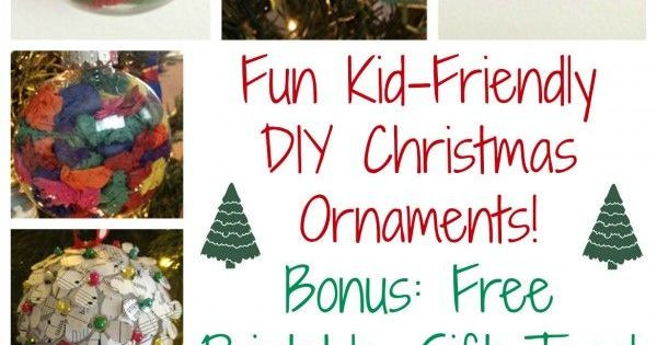 DIY Kid Friendly Christmas Ornaments
 Easy Kid Friendly DIY Christmas Ornaments