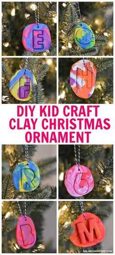 DIY Kid Friendly Christmas Ornaments
 Kid Friendly Polymer Clay Christmas Ornaments