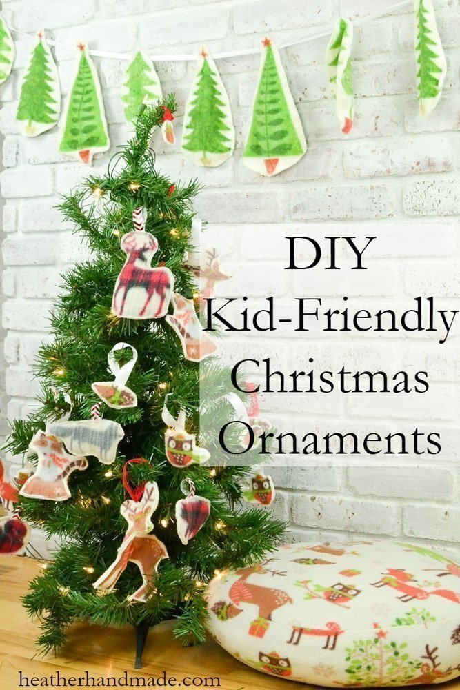 DIY Kid Friendly Christmas Ornaments
 DIY Kid Friendly Christmas Ornaments • Heather Handmade